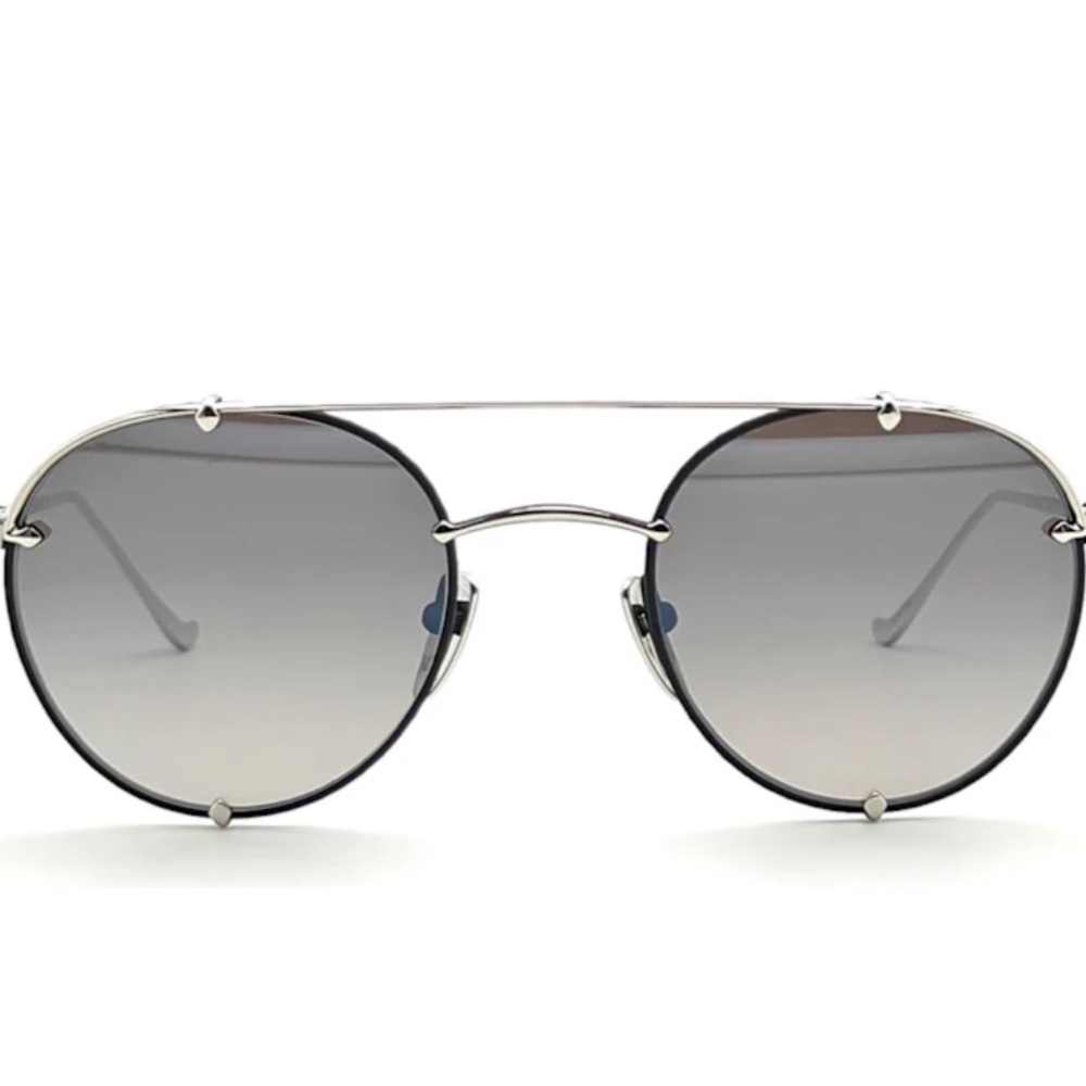 Chrome Hearts Silver and Black Sunglasses